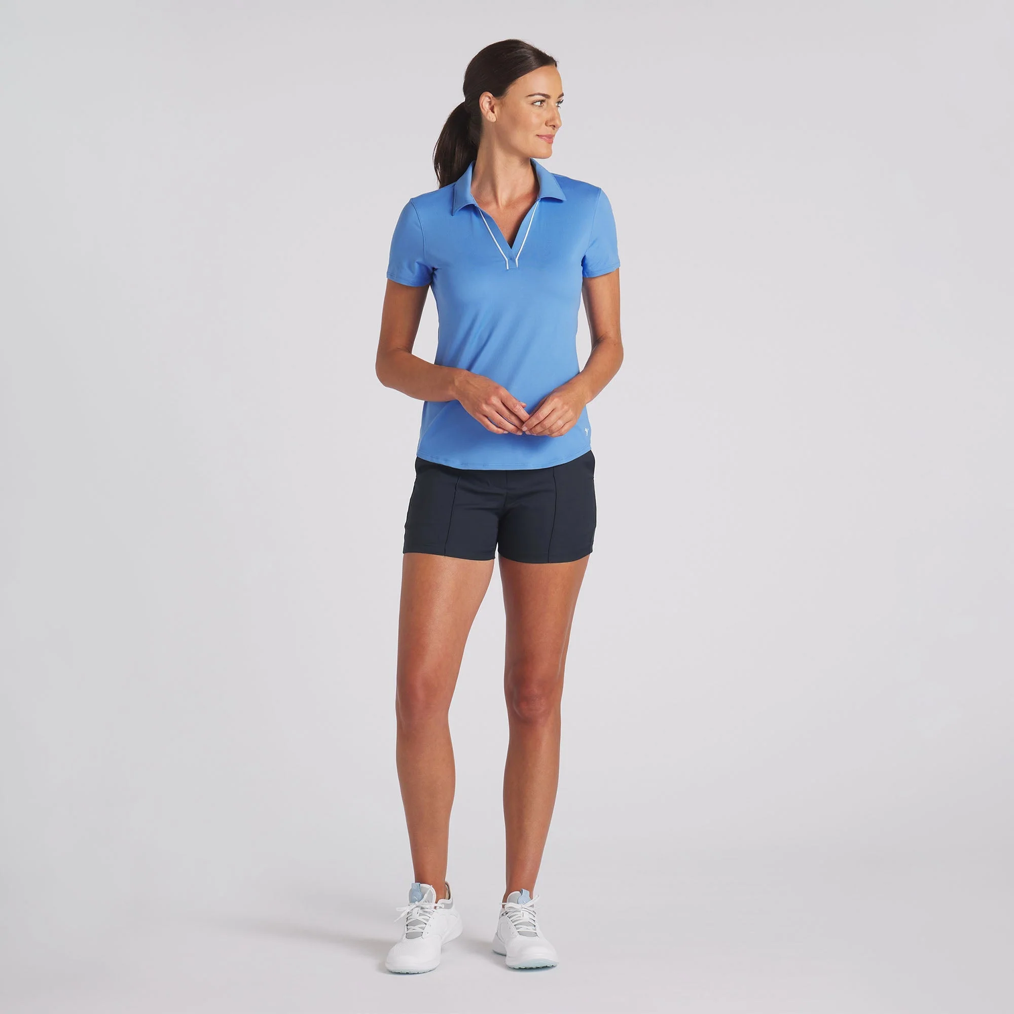 Women's CLOUDSPUN Piped Golf Polo - Image 37