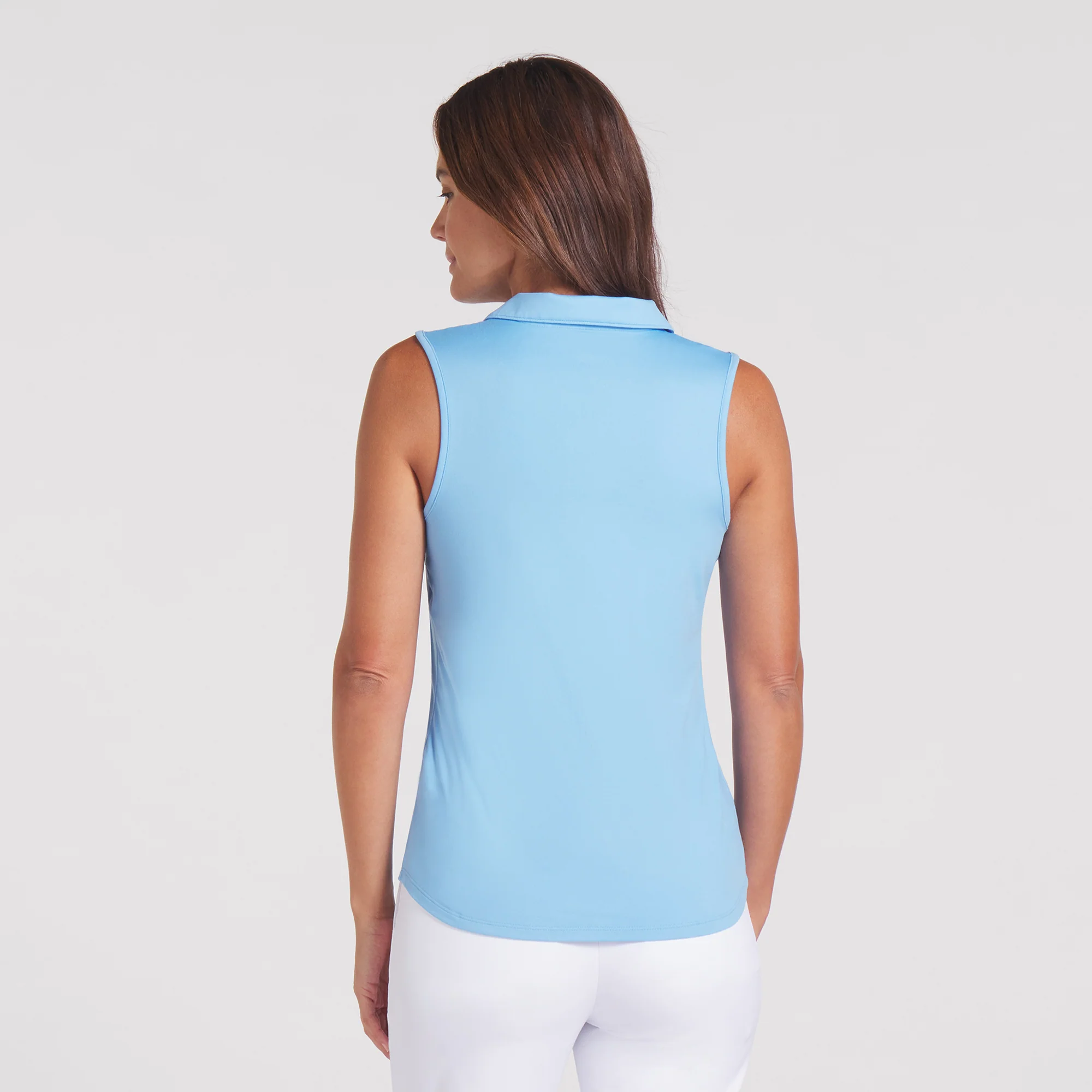 Women's CLOUDSPUN Piped Sleeveless Golf Polo - Image 42