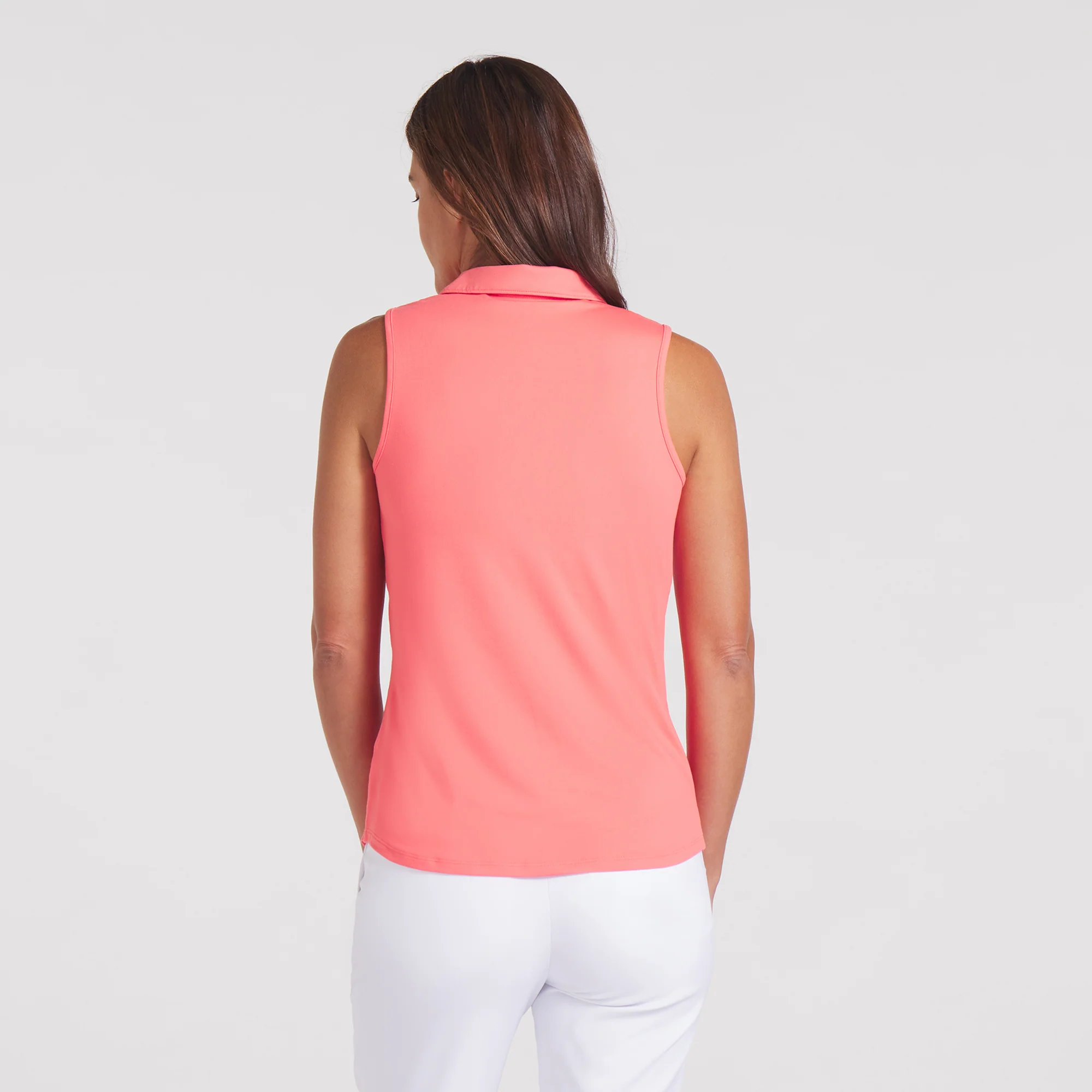 Women's CLOUDSPUN Piped Sleeveless Golf Polo - Image 48